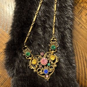Beautiful Vintage Coro Butterfly Necklace